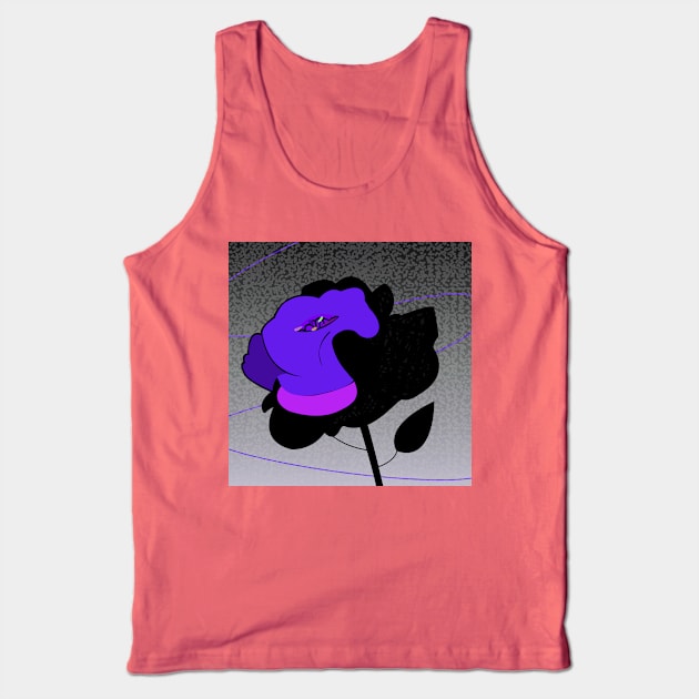 Purple Rose Tank Top by momomoma